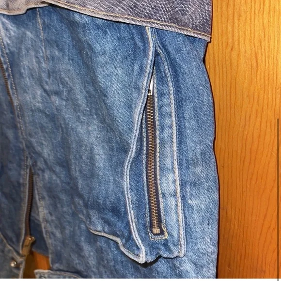 Vintage 80's George's Marciano Guess Distressed Denim Vest - Picture 4 of 6